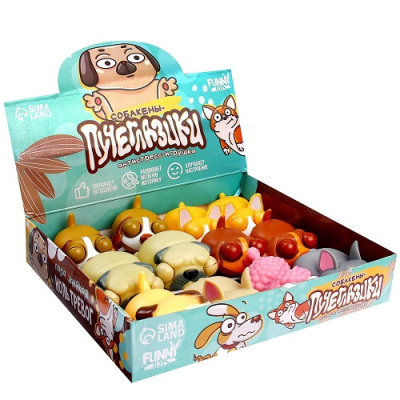 Фото Мялка-антистресс Пучеглазики Собаки ассорти 9228284 от производителя, с доставкой по Хабаровску