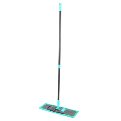 Швабра (флаундер 40см+МОП микрофибра+черенок) ЛЮБАША 700052