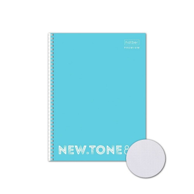 Фото Тетрадь 80л А4 клетка гребень Hatber NEWtone пластиковая обложка ассорти 80Т4А1гр от производителя, с доставкой по Хабаровску
