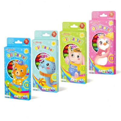 Фото Пастель масляная 12цв Yalong Зверята YL192408-12 от производителя, с доставкой по Хабаровску