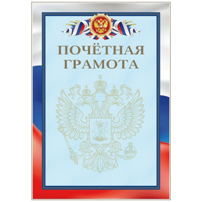Фото Грамота Почетная А4 190 г/кв.м 2140309 от производителя, с доставкой по Хабаровску