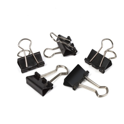 Фото Зажим для бумаг 19мм черный 1шт 4131301,570705,00117 (12) от производителя, с доставкой по Хабаровску