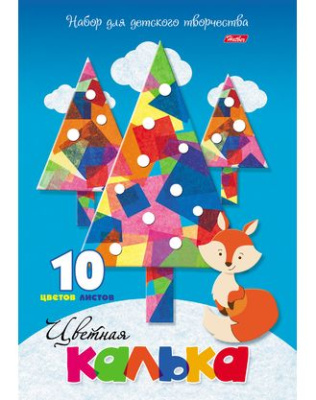Фото Набор цв бумаги А4 10л 10цв калька Елочка 10БцК4_16146 от производителя, с доставкой по Хабаровску