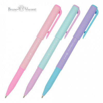 Фото Ручка шар 1,0 синяя с грипом Bruno Visconti PrimeWrite Zefir 20-0295/02  от производителя, с доставкой по Хабаровску