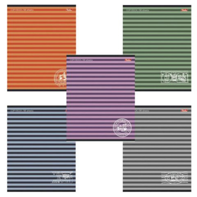 Фото Тетрадь 96л А5 линейка Полосочки 96Т5В2 от производителя, с доставкой по Хабаровску