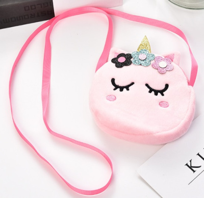 Сумочка плюшевая Pink unicorn pink 80P-014