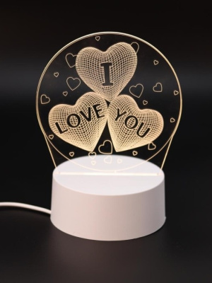 Ночник 3D iLikeGift Я люблю тебя LED 149-037