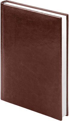 Фото Ежедневник недатированный Lamark Sigma A5 коричневый, 272 стр., искусственная кожа, ляссе, перфораци от производителя, с доставкой по Хабаровску