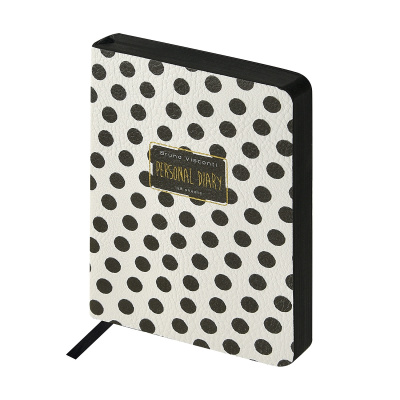Фото Ежедневник А6+ без дат Bruno Visconti BLACK&WHITE ГОРОШЕК 256стр 3-742/01  от производителя, с доставкой по Хабаровску