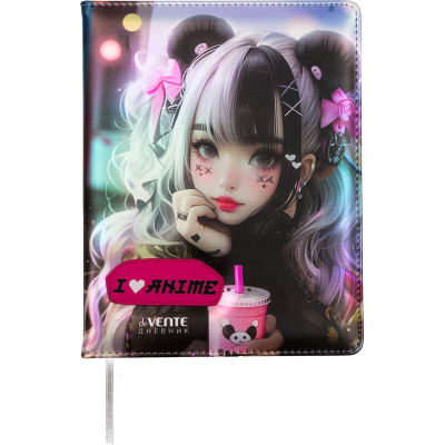 Фото Дневник школьный 1-11кл 48л А5 deVENTE I Love Anime 2020535 от производителя, с доставкой по Хабаровску