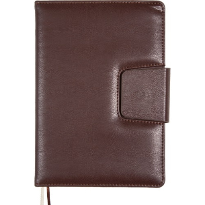 Фото Ежедневник А5 без дат deVENTE Norwich 272стр иск кожа поролон створка на магните коричневый 2234620 от производителя, с доставкой по Хабаровску