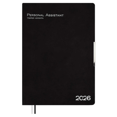 Фото Ежедневник А4 2026 ESCALADA Шеврет глосс 240стр иск кожа черный 70205 от производителя, с доставкой по Хабаровску