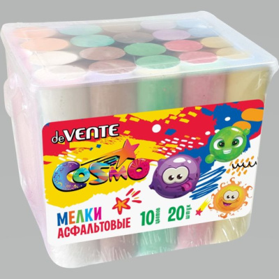 Фото Мел цветной 20шт 10цв для асфальта deVENTE Cosmo 8078509 от производителя, с доставкой по Хабаровску