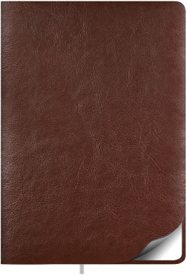 Фото Ежедневник недатированный Lamark Sigma FLEX A5 коричневый, 256 стр., закругленные углы, ляссе, белый от производителя, с доставкой по Хабаровску