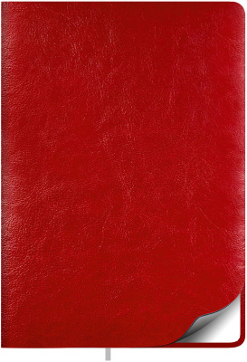 Фото Ежедневник недатированный Lamark Sigma FLEX A5 ярко - красный, 256 стр., закругленные углы, ляссе, б от производителя, с доставкой по Хабаровску