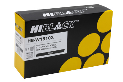 Картридж Hi-Black (HB-W1510X) для HP LJ Pro 4003dw/4003dn/MFP 4103fdw/4103fdn, 9,7K