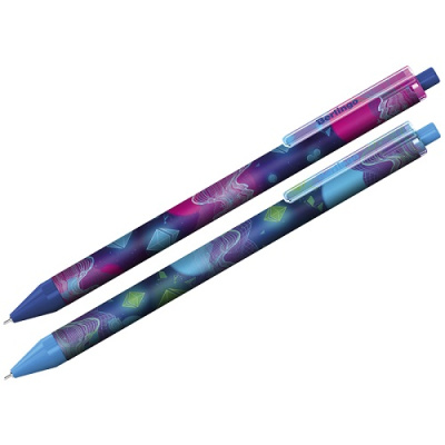 Фото Ручка шар мех 0,7 синяя Berlingo Retro Future CBm_70S08 от производителя, с доставкой по Хабаровску