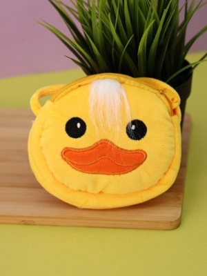 Сумочка плюшевая Funny duck yellow 80P-017