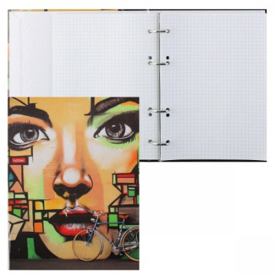 Фото Тетрадь 160л А5 клетка на кольцах Street ART 160ТК5В1_22821 от производителя, с доставкой по Хабаровску