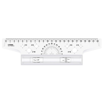 Фото Рейсшина роликовая 22см метал ролик Стамм ЛР-30477 от производителя, с доставкой по Хабаровску