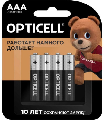 Фото Батарейка Opticell LR03 4шт 5051002 от производителя, с доставкой по Хабаровску