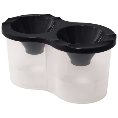 Фото Стакан-непроливайка двойной deVENTE черный 8070516 от производителя, с доставкой по Хабаровску