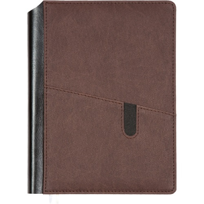 Фото Ежедневник А5 2026 deVENTE Brighton 336стр иск кожа коричневый 2232671 от производителя, с доставкой по Хабаровску