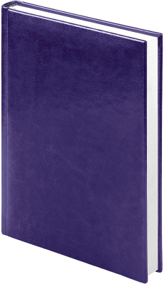 Фото Ежедневник 2026 Lamark Sigma A5 фиолетовый, 320 стр., искусственная кожа, белый блок, перфорация угл от производителя, с доставкой по Хабаровску