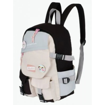Фото Рюкзак подростковый SANVERO 42x28x18см черный/беж/голубой BP22003 от производителя, с доставкой по Хабаровску