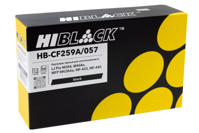 Картридж Hi-Black (HB-CF259A/057) для HP LJ Pro M304/404n/MFP M428dw/MF443/445, 3K (с чипом)