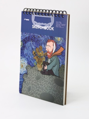 Фото Скетчбук 30л 180х250мм на гребне Vincent starry night blue BXS-B5-12960-02 от производителя, с доставкой по Хабаровску