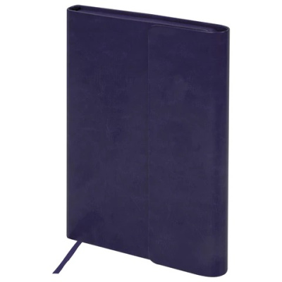 Фото Ежедневник А5 без дат BRAUBERG Magnetic X 320стр с магнитным клапаном иск кожа фиолетовый 113282 от производителя, с доставкой по Хабаровску