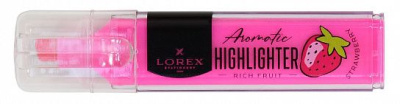 Фото Выделитель текста 1-3,5 мм LOREX Aromatic клубника розовый LXTMA-RFP от производителя, с доставкой по Хабаровску