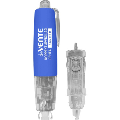 Фото Штрих-лента 5ммх5м deVENTE фронтальный синий корпус 4062338 от производителя, с доставкой по Хабаровску