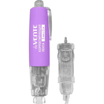 Фото Штрих-лента 5ммх5м deVENTE фронтальный сиреневый корпус 4062340 от производителя, с доставкой по Хабаровску