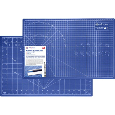 Фото Коврик для резки А3 Attomex синий 4200406 от производителя, с доставкой по Хабаровску