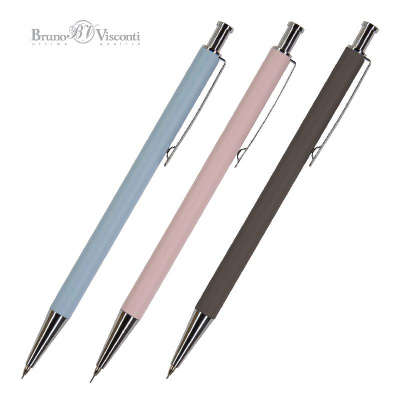 Фото Карандаш мех 0,5мм НВ с ластиком BrunoVisconti SimpleGraphix ассорти 21-0058  от производителя, с доставкой по Хабаровску