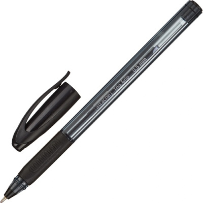 Фото Ручка шар 0,5 черная игольчатый узел с грипом Attache Glide Trio Grip 722460 от производителя, с доставкой по Хабаровску