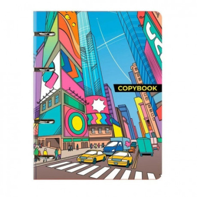 Фото Тетрадь 120л А5 клетка на кольцах В красках 61519 от производителя, с доставкой по Хабаровску