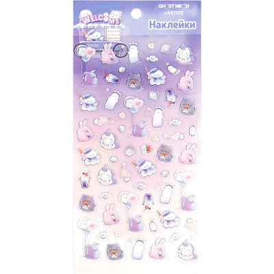 Фото Наклейки deVENTE Ghost Meow Popcorn Party 17,4х9 8132556 от производителя, с доставкой по Хабаровску