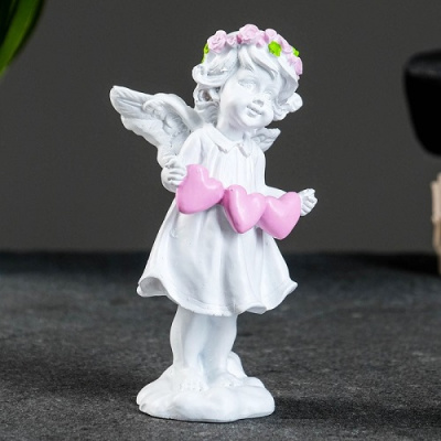 Фото Статуэтка Ангел с тремя сердцами 4302462 от производителя, с доставкой по Хабаровску