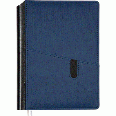 Фото Ежедневник А5 без дат deVENTE Brighton 320стр иск кожа поролон крем бумага синий 2034115 от производителя, с доставкой по Хабаровску