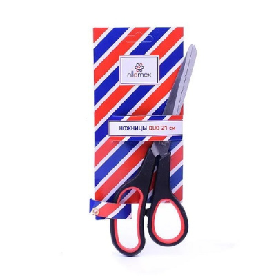 Фото Ножницы 210мм Attomex Duo с резиновыми вставками на кольцах 4091822 от производителя, с доставкой по Хабаровску