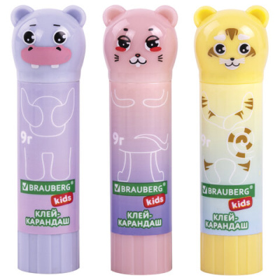 Фото Клей-карандаш 9г BRAUBERG KIDS PVP 271140 от производителя, с доставкой по Хабаровску