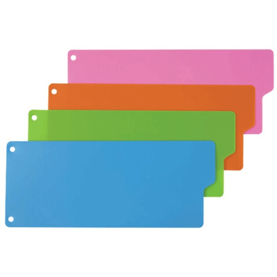 Фото Разделитель пластиковый А4 4цв 12лист. уп deVENTE Juicy 3051300 от производителя, с доставкой по Хабаровску