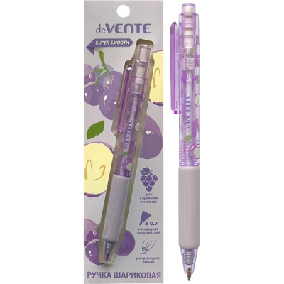 Фото Ручка шар мех 0,7 синяя с грипом deVENTE Aroma Fruit аромат винограда 5070616 от производителя, с доставкой по Хабаровску