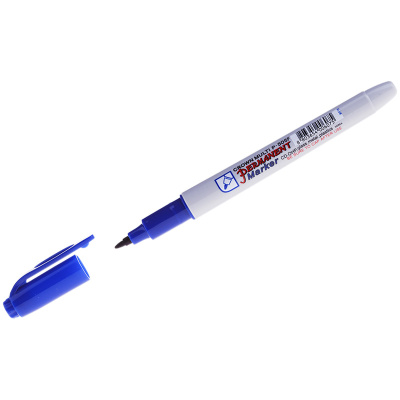 Фото Маркер перм 1мм синий пулевидный Crown Multi Marker Super Slim P-505F(без срока годн.) от производителя, с доставкой по Хабаровску