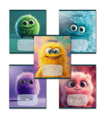 Фото Тетрадь 12л линейка Пушистики 012068 от производителя, с доставкой по Хабаровску