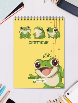 Фото Скетчбук 40л 140х200мм на гребне КВА 18074 от производителя, с доставкой по Хабаровску