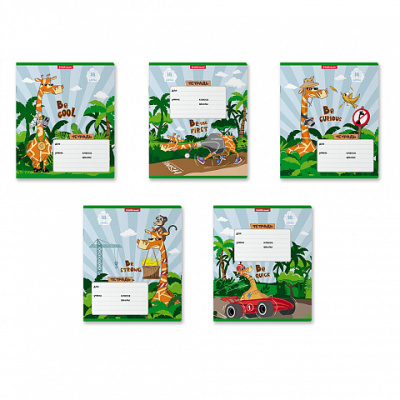 Фото Тетрадь 18л клетка ErichKrause Cool Giraffe 53732 от производителя, с доставкой по Хабаровску